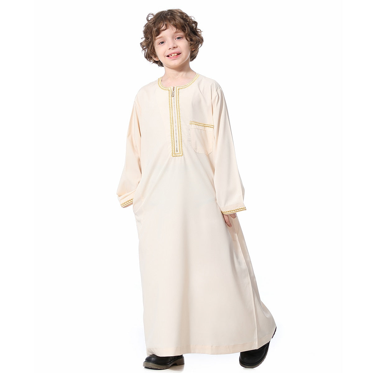 Elegant Boys' Thobe - Middle Eastern Style for Young Boys