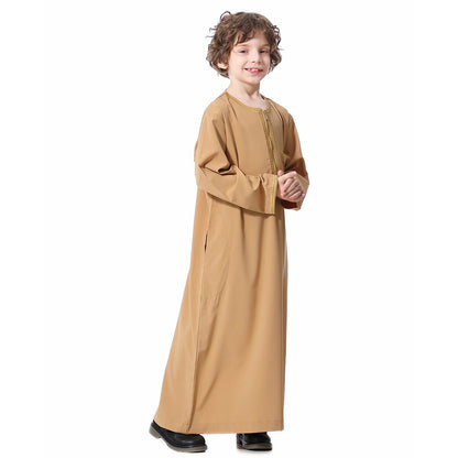 Elegant Boys' Thobe - Middle Eastern Style for Young Boys