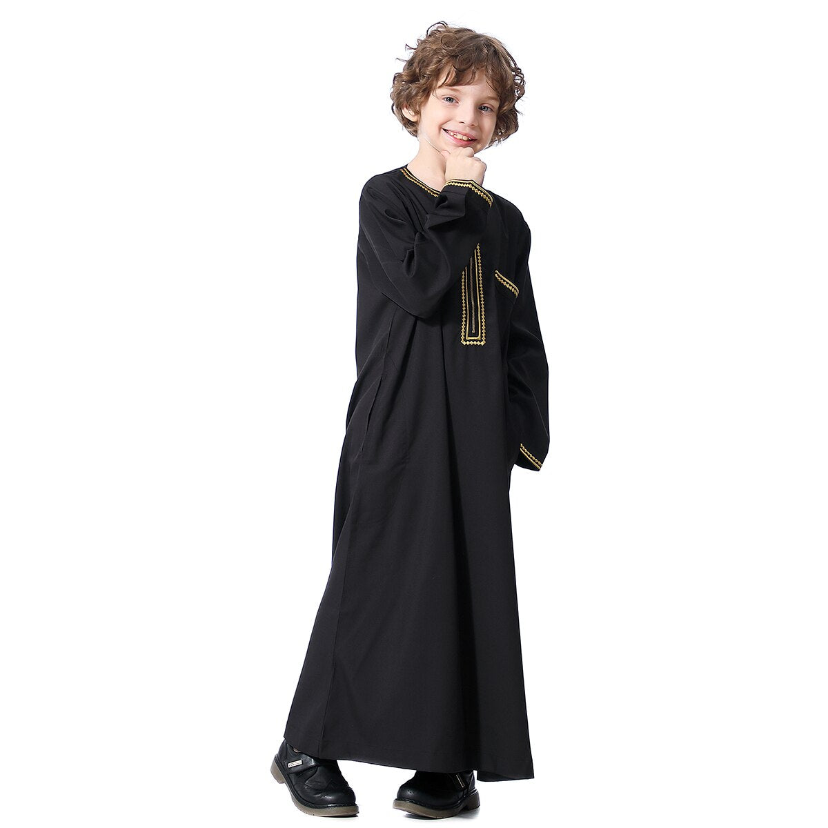 Elegant Boys' Thobe - Middle Eastern Style for Young Boys